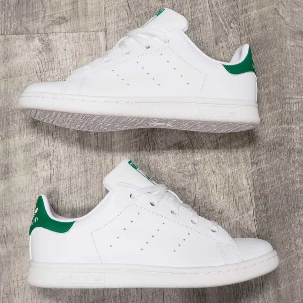 🆕️ NWT🎁 Adidas Stan Smith Youth Sz 3 Big Kid - Picture 5 of 13